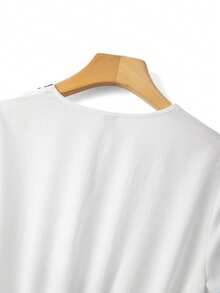 Franclia Đầm maxi ngắn tay cổ chữ V in họa tiết dành cho nữ, phong cách Bohemian, thích hợp cho mùa xuân/hè. - Nhiều màu - Xem 3