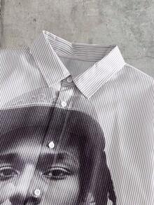 AXEPEAK 男士休闲时尚街头衬衫 - 彩色 - 查看 3