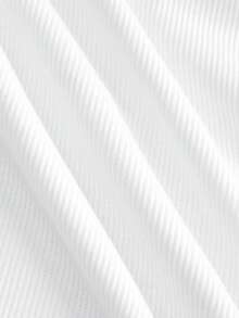 Slaydiva 2026春夏新款休闲百搭纯白色罗纹露背吊带女式上衣。适合约会、情人节、婚礼季、派对、夜店、运动、瑜伽、度假、海滩、波西米亚风、沙滩、返校、日常出行、下午茶、早午餐等场合。 - 白色 - 查看 7