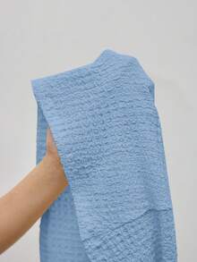 Siren Gaze 女士百搭修身纹理背心，夏季 - 淺藍色 - 查看 9