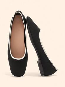 CUCCOO BASICS Women's Versatile Fashion Flat Shoes For Daily Wear - Black - View 5