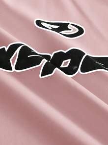 AXEPEAK Áo polo nam tay ngắn phối màu tương phản in chữ, kiểu dáng thường ngày. - Nhiều màu - Xem 5