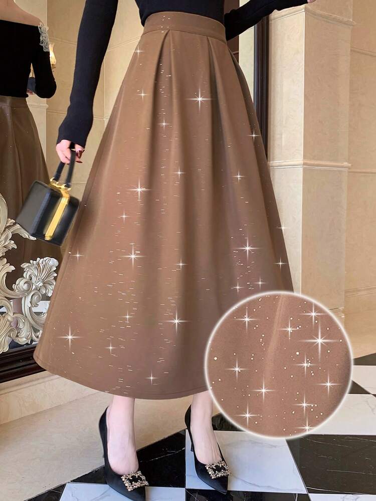 Casual Loose Skirt, Suitable For Dates, Office Wear, Spring & Summer