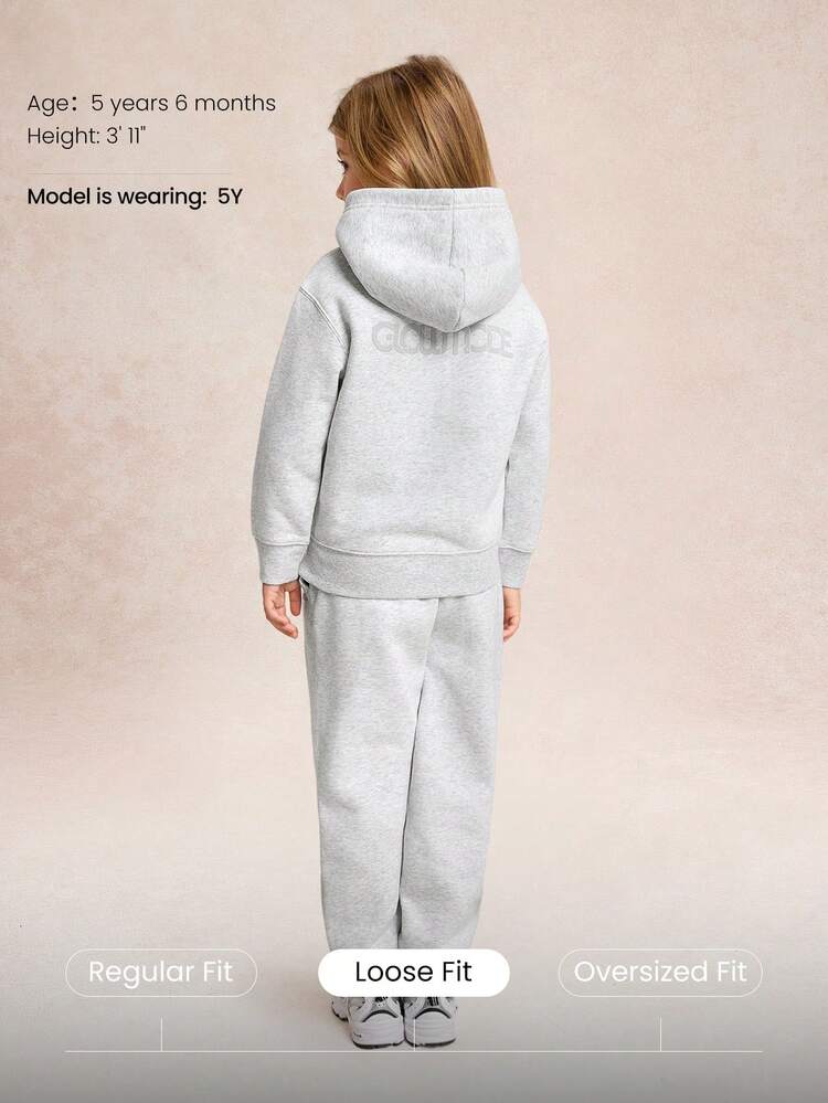 Ropa para niños Sudadera con capucha de forro polar de ajuste holgado con cordón ajustable, gráfica, de uso diario, casual, para exteriores, gimnasio, estudio, invierno, ultra suave y cálida