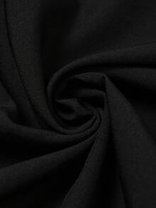 Rometta 大码女装夏季新款时尚休闲复古豹纹拼接V领交叉系带荷叶袖中长连衣裙，适合休闲、通勤、购物等场合。 - 彩色 - 查看 4