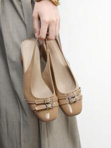 CUCCOO BIZCHIC Sandale cu toc înalt pentru femei, cu design cataramă, la modă, purtate zilnic, la modă