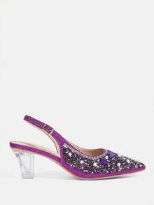 CUCCOO TILAWA Women Pumps Valentine's Day - Purple - View 2