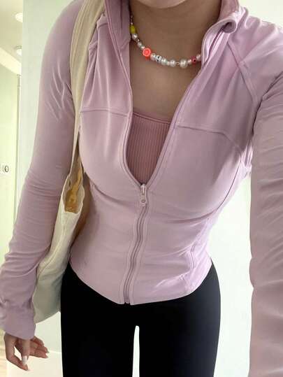 DAZY レディース アウトドア カジュアル 無地 ジップアップ レギュラージャケット