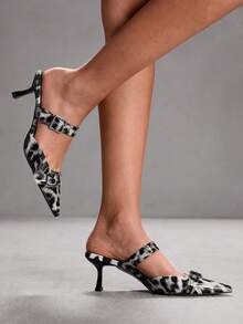 CUCCOO SZL Tacones para mujer - Blanco y Negro - Ver 5