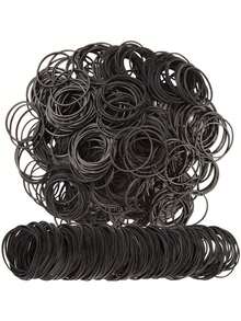 100/300/500根装黑色橡皮筋，适用于办公用品、学校和家庭，38毫米宽。 - 黑色 - 查看 7