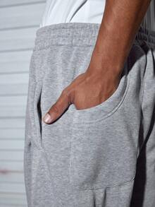 Modcrash 男士休闲宽松运动裤，灰色 - 灰色 - 查看 5