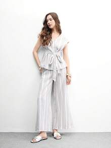 CUCCOO BIZCHIC 女士白色搭扣日常百搭时尚假日沙滩平底凉拖鞋 - 白色 - 查看 6