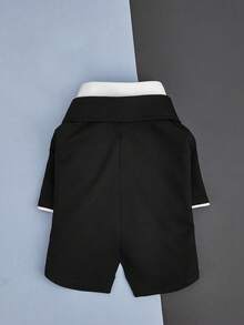 Pet 2 In 1 Suit Jacket (Bow Tie Not Included) - Black - View 3