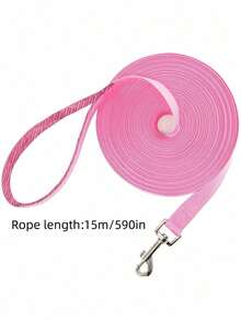 1PC Training Obedience Traction Rope Play Camping Backyard Exercise Pet Dog Leash Outdoor All Season All Dog Breeds Long Range Lightweight Adjustable Dog Walking Pet Supplies - Pink - View 10