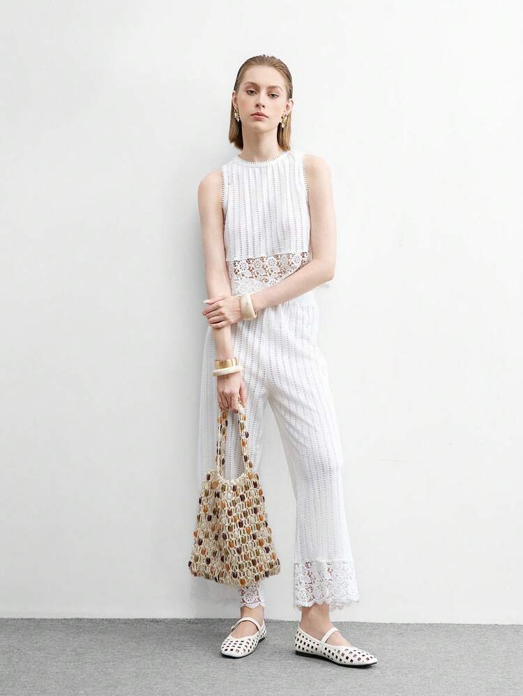 CUCCOO BIZCHIC New Spring/Autumn White Flat Square Toe Hollow-Out Comfortable Women Flat Shoes Valentine's Day