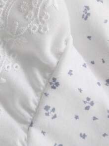 DAZY Girls (Small) Round Neck Full Print Korean Cartoon Print Long Sleeve T-Shirt - White - View 3