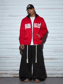 Modcrash Áo Hoodie Nam Phong Cách Đường Phố Thường Ngày với Khẩu Hiệu và Hình In Tiếng Anh, Thích Hợp Cho Mùa Thu/Đông, Áo Tay Dài, Trang Phục Mùa Hè, Phù Hợp Cho Mặc Hàng Ngày, Kiểu Dáng Thoải Mái, Trang Phục Kỳ Nghỉ Hè, Phong Cách Retro Mỹ, Unisex, Trang Phục Mùa Hè Kiểu Dáng Thoải Mái – Thích Hợp Cho Mặc Hàng Ngày và Trang Phục Kỳ Nghỉ Hè. - màu đen - Xem 7