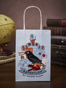 HARRY POTTER X SHEIN 3个可爱卡通小鸟印花礼品包装袋 - 彩色 - 查看 4