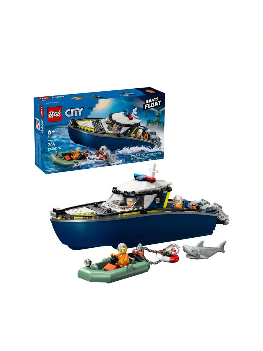 LEGO City Police Boat Chase 6Years+ 60456 - Multicolor - View 1