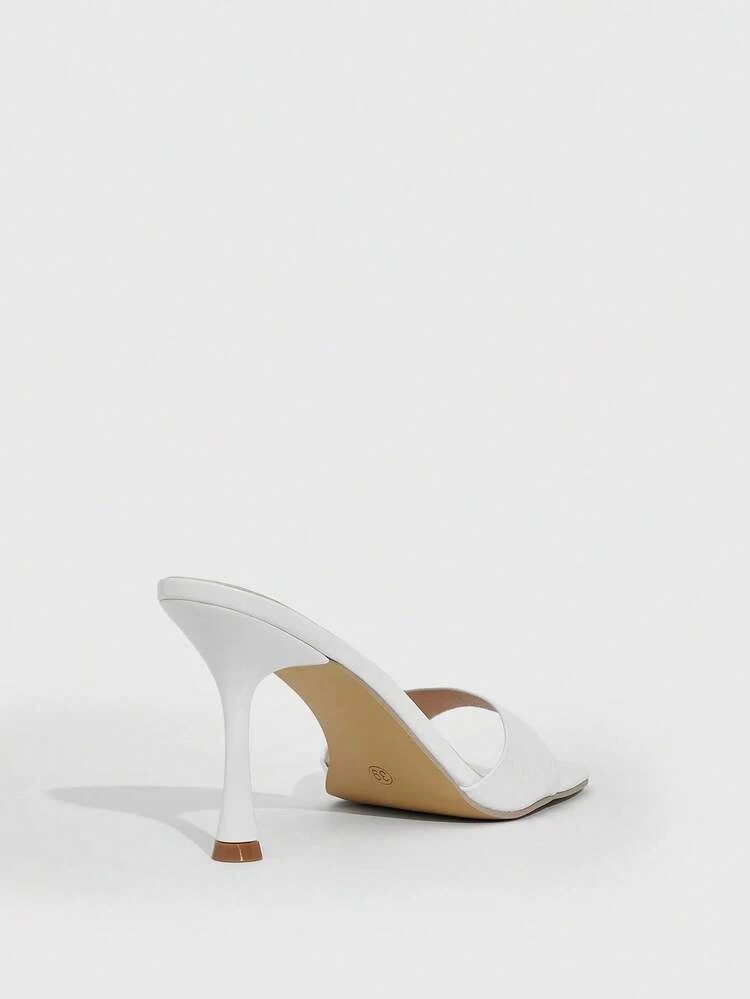 CUCCOO SZL 2026 Summer Crocodile Pattern Square Toe Stiletto Sandals, Fashion Avant-Garde, European And American Sexy, Crocodile Pattern Texture Upper, Square Toe Design, Stiletto Heel To Enhance Aura, Suitable For Women Who Pursue Individuality, Can Be Used For Parties, Dates, Shopping And Other Fashion Occasions Prom Heels