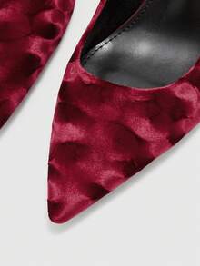 CUCCOO BIZCHIC 女士尖头细跟中跟鞋，优雅休闲舒适，适合办公室通勤、正式场合、派对、婚礼等场合穿着。 - 玫紅色 - 查看 8