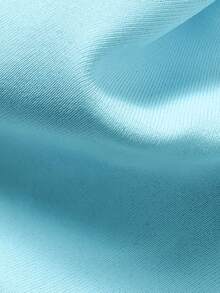 Soleia Women's Solid Color Halter Tie Bikini Set, Summer - Mint Blue - View 7