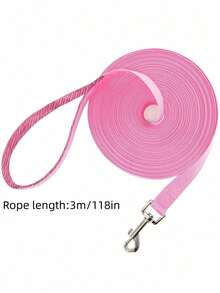1PC Training Obedience Traction Rope Play Camping Backyard Exercise Pet Dog Leash Outdoor All Season All Dog Breeds Long Range Lightweight Adjustable Dog Walking Pet Supplies - Pink - View 9