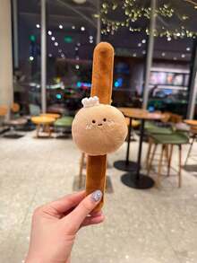 Joivida Fun Pop Tart Plush Wristband Bracelet Vegetable Fruit Cartoon Watch Strap Gift