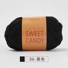 3件套手工编织布袋 DIY彩色扁平丝带拖鞋收纳篮靠垫粗毛线球 - 彩色 - 查看 18