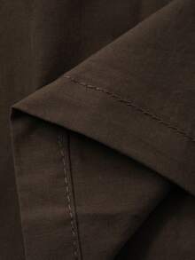 Dazy Kids Baby Girl Casual Loose 2 In 1 Floral Print Straight Leg Pants - Coffee Brown - View 3