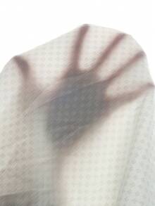 Manfinity RSRT 男士休闲纯色纹理短袖衬衫，前开襟纽扣，夏季款 - 米色 - 查看 7