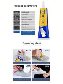 1 st 2,03 oz starkt skolim | Vattentätt reparationslim för alla skor | Viktigt för hushållet - Blå - Visa 4