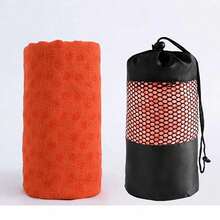 防滑瑜伽巾垫，专业健身防滑瑜伽毯，吸汗，可折叠，可水洗，带收纳袋。点状表面在铺于公共瑜伽垫上时提供额外抓地力，更加卫生。 - 彩色 - 查看 19