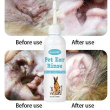 1pc/2pcsEar Drops For Cats And Pets, Ear Cleaning Solution For Dogs And Cats, Ear Washing Solution. - Multicolor - View 5