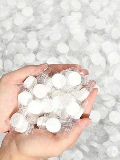 1/10/30/50pcs Portable Compressed Towels Portable Disposable Mini Compressed Coin Tissue Toilet Paper Tablets Wet And Dry Use Coin Tissue For Travel, Camping, Hiking, Sport, Beauty Salon Travel Essentials Travel Organizer For Beach Summer Vacation Back To School