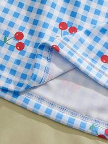 Eraneu 1pc Women's Cherry Print Camisole Top