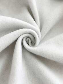 Glimmora New Women's Open-Front Zipper Sweatshirt, Grey Hooded Long-Sleeve Jacket Sweatshirt - Light Grey - View 6