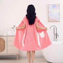 1pc Sleeveless Bath Robe, Super Soft & Absorbent Microfiber Women Bathrobe, Color-Fast & Non-Shedding, Suitable For Home, Hotel, Beauty Spa, All Seasons Back To School - Multicolor - View 21