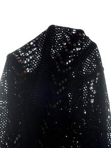 Manfinity RSRT Chemise à manches courtes sexy et transparente avec boutons devant pour hommes, couleur unie