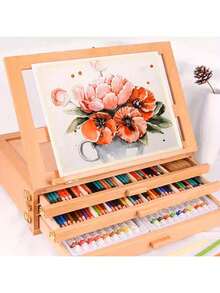 4PCS/Set, Blank Canvas Board, Professional Grade Drawing Board Suitable For Acrylic, Watercolor, Egg Color Pigments - Adult Professional Art Supplies - Suitable For Handmade Crafts Production On Thanksgiving And Valentine's Day - White - View 6