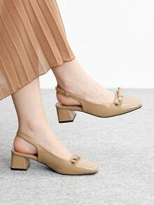 CUCCOO BIZCHIC Giày cao gót nữ - Màu be - Xem 1