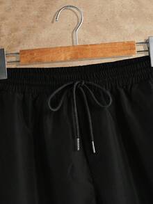 HIMLAND Manfinity Modomio 2pcs Men's Knit Slim Fit Crew Neck Long Sleeve T-Shirt And Elastic Waist Straight Leg Casual Pants Set, Suitable For Autumn And Winter Men Tracksuit - Multicolor - View 7