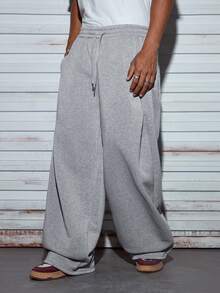 Modcrash 男士休闲宽松运动裤，灰色 - 灰色 - 查看 4