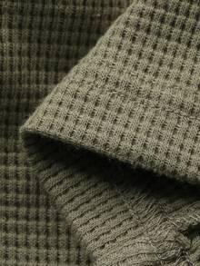 Dazy Kids 2pcs Toddler Boys' V-Neck Casual Long Sleeve T-Shirt And Pants Homewear Set - Green - View 3