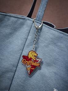 HARRY POTTER X SHEIN Fashionable Animal Pattern Badge Keychain - Multicolor - View 2