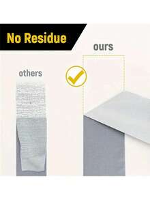 1卷加厚强力防风胶带，柔韧性好，无残留，全天候适用，可徒手撕开包装胶带 - 大包装，适合DIY和专业用途 - 銀色 - 查看 5