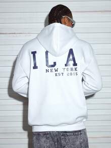 Modcrash 男士时尚街头朋克风全迷彩印花运动裤，必备单品，个性宽松街头时尚阔腿裤，春夏换季穿搭，适合日常穿着，休闲版型，夏季度假穿搭 - 白色 - 查看 2