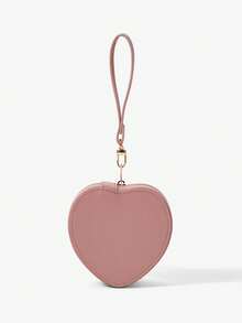 SHECARRY Fashionable Retro Heart Embroidery Handbag Box - Purple powder - View 5