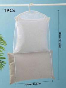 1/ 2/3 /5Pcs Pieces Polyester Pillow Drying Rack Foldable Storage Laundry Mesh Bag Toy Drying Net Space Saving Organizer Closet Essential Home Dorm Organization Supplies For Seasonal Refresh Moving Spring Cleaning - Multicolor - View 6
