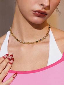 Glisma 复古宝石项链，服饰，旧钱，金属/纹理，宝石，送给妈妈/女士/女孩/母亲，高级，复古，优雅，情人节，旧钱礼物，服饰，优雅，金属/纹理，复古，精致，送给妈妈/女士/女孩/母亲，宝石，心形，情人节，金色，复活节，旅行/海滩/度假，波西米亚风，颓废风 - 彩色 - 查看 4